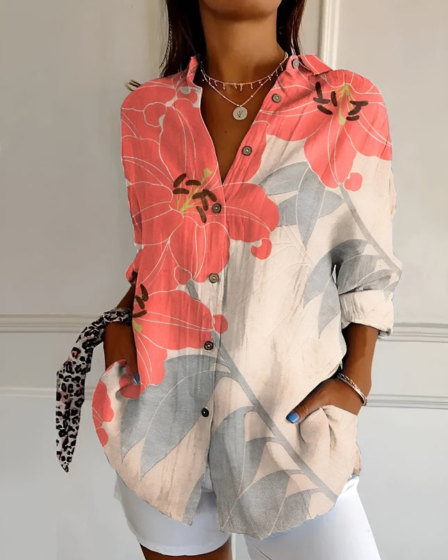 Maia | Floral Summer Blouse