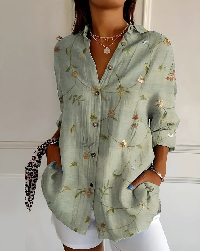 Maia | Floral Summer Blouse