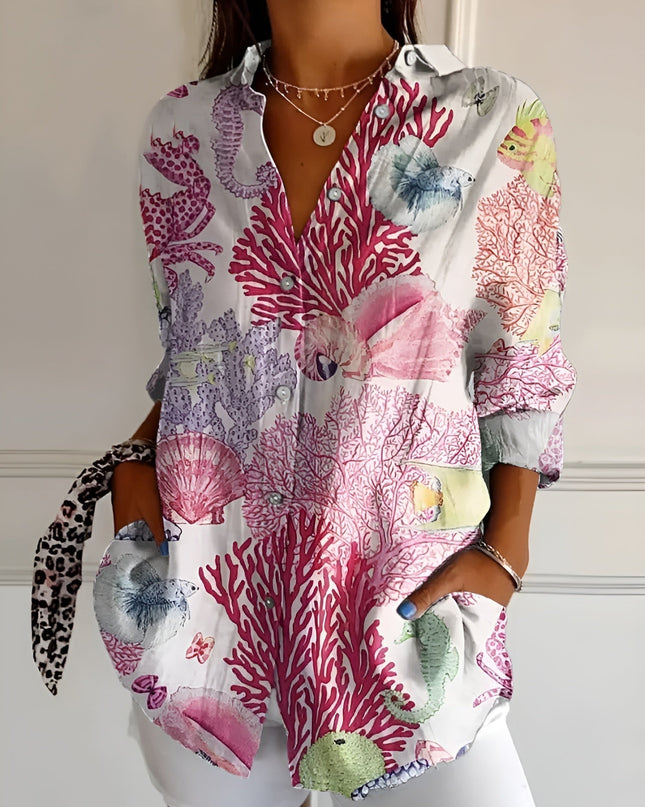 Maia | Floral Summer Blouse